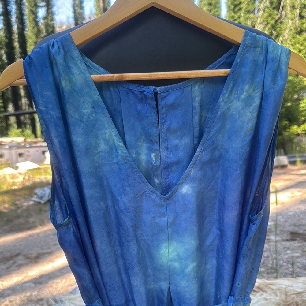 Johnny Was “Amanda Bond” Calista Jumpsuit NWT Handmade 100% Silk Wide Leg Sz M/L - Picture 6 of 17